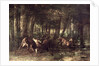 Spring, Stags Fighting, 1861 by Gustave Courbet
