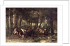Spring, Stags Fighting, 1861 by Gustave Courbet