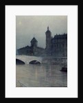 The Seine and the Conciergerie by Rene Billotte