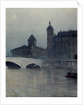 The Seine and the Conciergerie by Rene Billotte