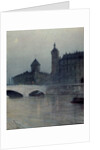 The Seine and the Conciergerie by Rene Billotte
