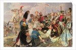 Battle of Borodino, 7th September 1812 by Russian School
