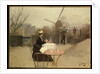 Eating Al Fresco by Ramon Casas i Carbo
