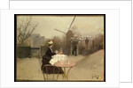 Eating Al Fresco by Ramon Casas i Carbo