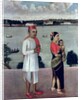Young Man of Angraca with a Young Woman and Baby from Pano, Goa School by Indian School
