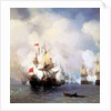 Battle in the Chios Channel, 1848 by Ivan Konstantinovich Aivazovsky