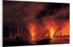 The Battle of Sinop on 18th November 1853 by Ivan Konstantinovich Aivazovsky