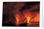The Battle of Sinop on 18th November 1853 by Ivan Konstantinovich Aivazovsky