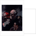 Family in a Barricade during the Paris Commune of 1870 by Honore Daumier