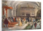 The Wedding of Henri de Bourbon, King of Navarre, to Marguerite de Valois in the presence of Catherine de Medici and Charles IX in 1572, 1862 by Edmond Lechevallier-Chevignard