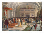 The Wedding of Henri de Bourbon, King of Navarre, to Marguerite de Valois in the presence of Catherine de Medici and Charles IX in 1572, 1862 by Edmond Lechevallier-Chevignard