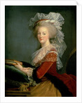Portrait of Marie Antoinette by Elisabeth Louise Vigee-Lebrun