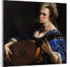 Self-Portrait as a Lute Player, c.1615-18 by Artemisia Gentileschi