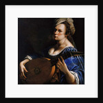Self-Portrait as a Lute Player, c.1615-18 by Artemisia Gentileschi