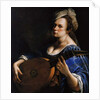 Self-Portrait as a Lute Player, c.1615-18 by Artemisia Gentileschi