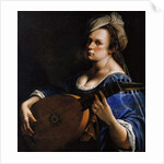 Self-Portrait as a Lute Player, c.1615-18 by Artemisia Gentileschi