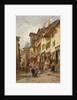 Street Scene, Northern France, 19th century by Jules Achille-Noel