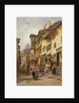 Street Scene, Northern France, 19th century by Jules Achille-Noel