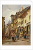 Street Scene, Northern France, 19th century by Jules Achille-Noel