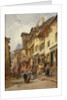 Street Scene, Northern France, 19th century by Jules Achille-Noel