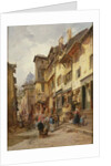 Street Scene, Northern France, 19th century by Jules Achille-Noel