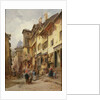 Street Scene, Northern France, 19th century by Jules Achille-Noel