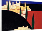 San Gimignano with Sheep, 1999 by Eithne Donne