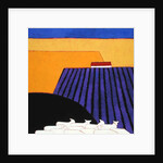 Sheep and Lavender Fields, 2004 by Eithne Donne