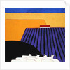 Sheep and Lavender Fields, 2004 by Eithne Donne