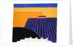 Sheep and Lavender Fields, 2004 by Eithne Donne