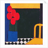 Tulips and Yellow Chair, 2002 by Eithne Donne