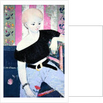 Girl with Rose by Endre Roder