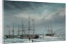 The Jane, Viewforth and Middleton fast in the ice, 1835 by Thomas A. Binks
