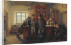 Peasants in the Pub by Oskar Hoffmann