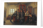 Peasants in the Pub by Oskar Hoffmann