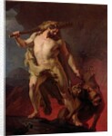 Hercules Removes Cerberus from the Gates of Hell, 1855 by Johann Koler
