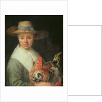 Girl with a Rooster by Jacob Gerritsz Cuyp