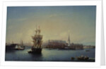 Tallinn Harbour, 1853 by Aleksei Petrovich Bogolyubov