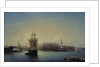 Tallinn Harbour, 1853 by Aleksei Petrovich Bogolyubov