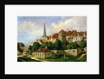 A View of Tallinn with Hattorpe Tower by Alexander Georg Schlater