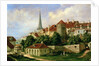 A View of Tallinn with Hattorpe Tower by Alexander Georg Schlater