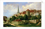 A View of Tallinn with Hattorpe Tower by Alexander Georg Schlater