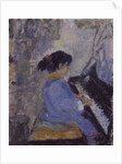At The Piano, 1994 by Patricia Espir