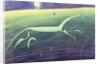 White Horse Hill, Uffington, 1992 by Evangeline Dickson