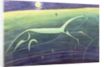 White Horse Hill, Uffington, 1992 by Evangeline Dickson