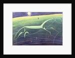 White Horse Hill, Uffington, 1992 by Evangeline Dickson