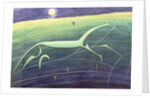 White Horse Hill, Uffington, 1992 by Evangeline Dickson