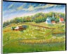 Farm with Sheep, Les Eboullement by Patricia Eyre