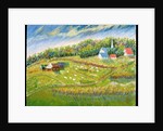 Farm with Sheep, Les Eboullement by Patricia Eyre