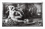 Ulysses Blinding Polyphemus the Cyclops, frieze representing scenes from the Quests of Ulysses by Pellegrino Tibaldi